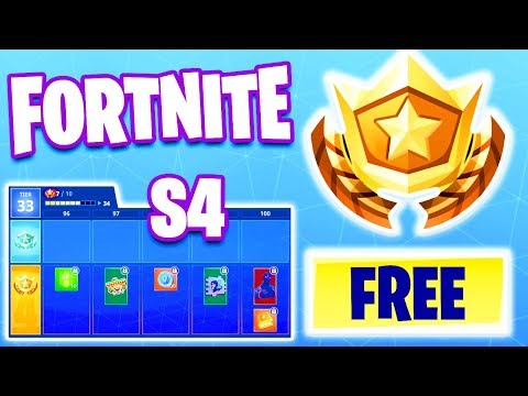 FORTNITE SEASON 4 BATTLE PASS FOR FREE! *GIVEAWAY* Video