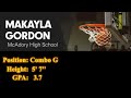 Makayla Gordon 2019-2020 highlights