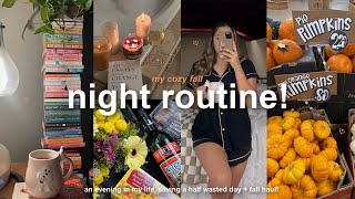 my cozy *FALL* night routine!🎃🌙 a productive evening, saving a half wasted day, & lots of self care!