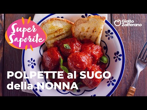 POLPETTE al SUGO della NONNA - SAPORE RUSTICO e IRRESISTIBILE😍💕