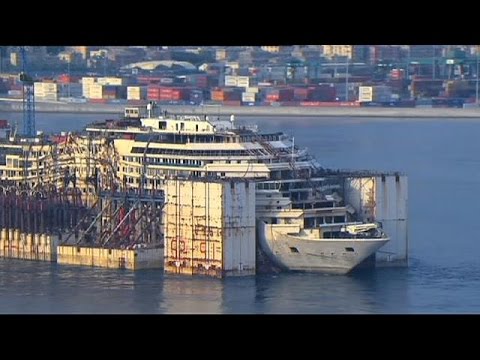 Unglückschiff "Costa Concordia" auf letzter Fahrt