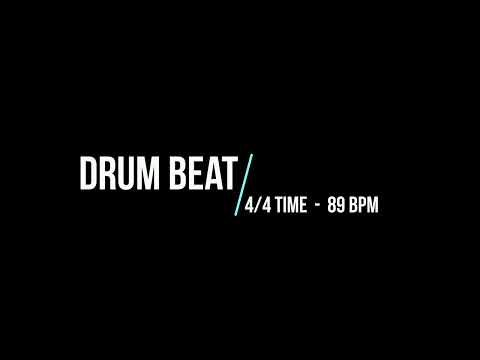 DRUM BEAT - 4/4 TIME [89 BPM]