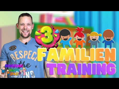 Familientraining 😃 Gemeinsames Workout für die ganze Familie!  Folge 3