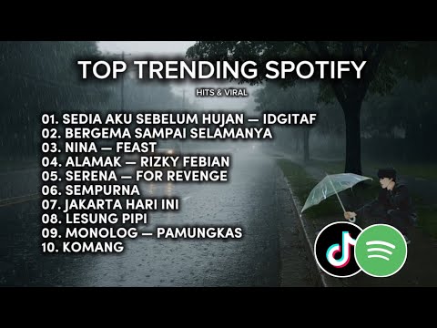 TOP TRENDING SPOTIFY INDONESIA 2025 | IDGITAF - SEDIA AKU SEBELUM HUJAN