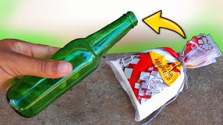 VAI VIRAR FEBRE - Coloque GESSO na GARRAFA de VIDRO e Veja Que RESULTADO INCRIVEL -