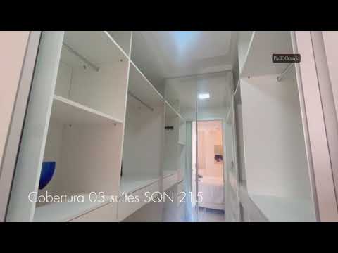 SQN 215 - Cobertura - 03 suítes - 02 vagas soltas