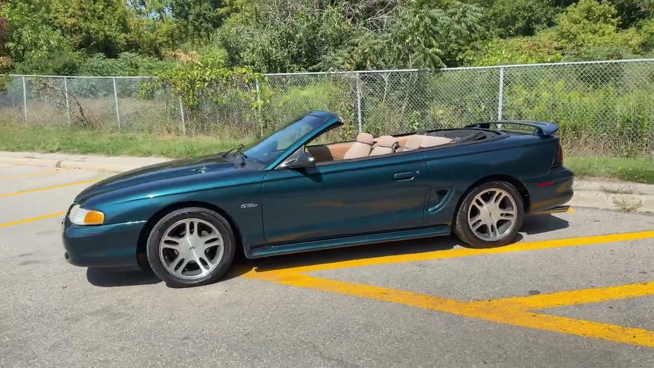 **SOLD by CCC AUCTION** No Reserve 1997 Ford Mustang GT 5-Speed Manual Convertible