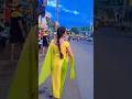 Desi Hot Girl Showing Tight Back Leggings Green Tights Yellow Kameez Hotback Tights Desigirls