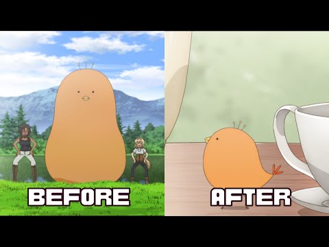 Phoenix is working out to lose weight | Dekoboko Majo no Oyako Jijou Ep. 11