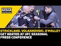 Strickland vs. Du Plessis, Volkanovski vs. Topuria, O'Malley vs. Vera 2 Faceoffs | MMA Fighting