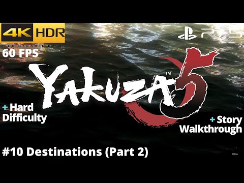 Yakuza 5 Remastered (PS5) - #10 Destinations (Part 2) HARD WALKTHROUGH No Commentary