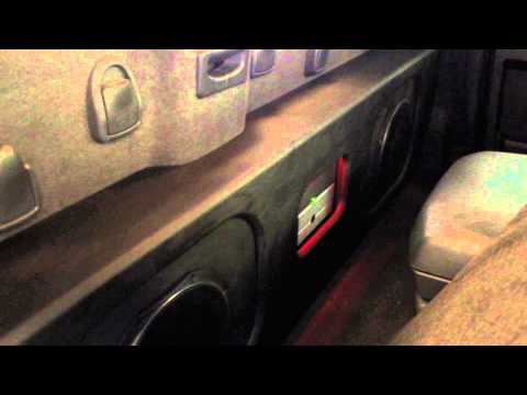 Dodge Ram Single Cab 2012 up JL audio 10TW1 Subs Stealthbox Install Xd600/6V2