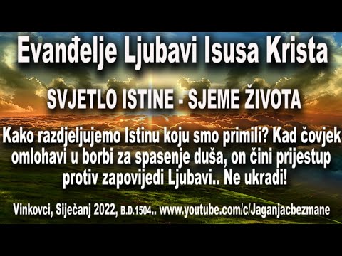 Kad čovjek omlohavi u borbi za spasenje duša, on čini prijestup protiv zapovijedi Ljubavi..