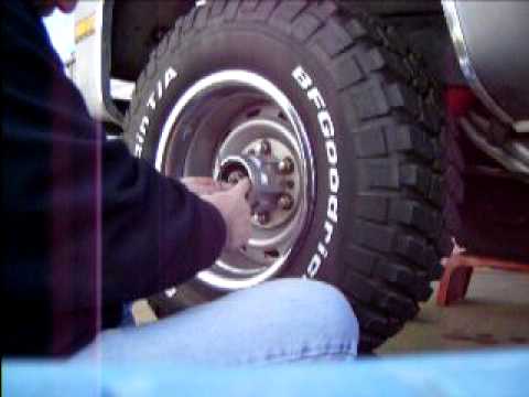 WARN HUB INSTALATION--1990 K-5 BLAZER