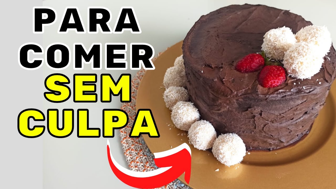 Bolo de aniversário low carb DELICIOSO