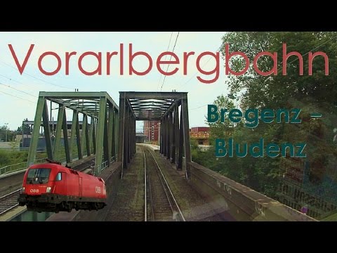 🇦🇹 Führerstandsmitfahrt Vorarlbergbahn Bregenz - Bludenz [HD] - Cab Ride - ÖBB 1116