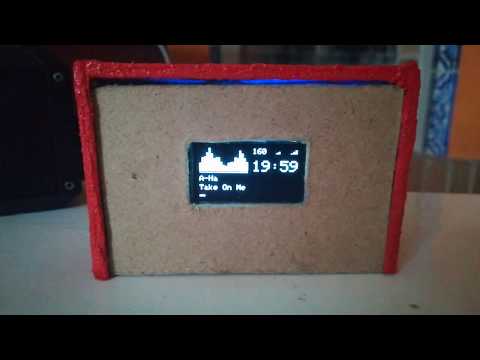 MPD, Volumio, RuneAudio and Moode 128x64 I2C OLED Spectrum Analyser on Raspberry Pi (mpd_oled)