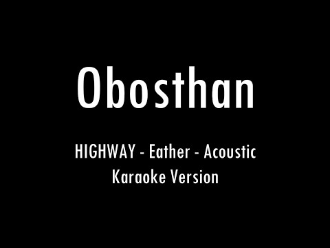 Obosthan | HIGHWAY | Train Poka | Acoustic Karaoke With Lyrics | Only Guitar Chords...