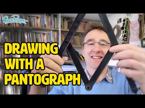 How to draw bigger and smaller with a pantograph