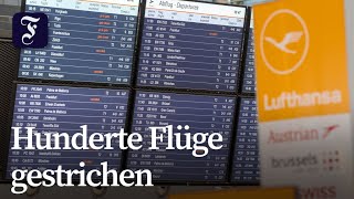 Flugbegleiter-Streik legt Lufthansa lahm
