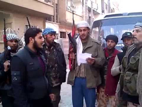 لقاء مع نائب المجلس العسكري في حي الجبيلة في دير الزور