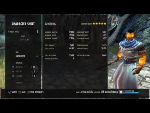 PvE Magicka Templar Solo Parse - 50k