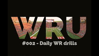 Daily Wide Receiver drills! - WRU #002