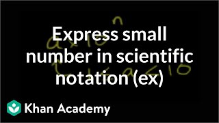 Scientific Notation I