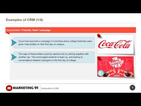 Introduction to CRM - Examples of CRM