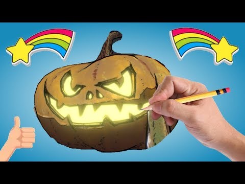 Dessin Citrouille Halloween Facile