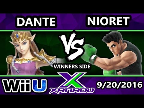 S@X 168 - Dante (Zelda) Vs. Nioret (Little Mac) SSB4 Tournament - Smash Wii U - Smash 4