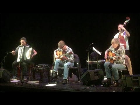 Hank Marvin Gypsy Jazz (November) 2015 - Maidment Theatre, Auckland, NZ - Rehearsals and "Caravan"