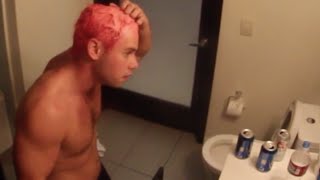 DYEING ROOMATE'S HAIR PRANK GONE WRONG!