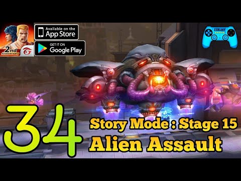 Garena Contra Returns | Story Mode | Stage 15 : Alien Assault | Android/iOS Walkthrough Gameplay