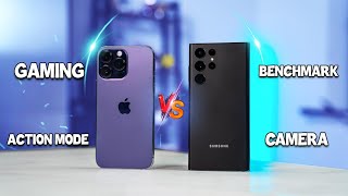 iPhone 14 Pro Max vs Galaxy S22 Ultra: Camera, Display, Gaming!