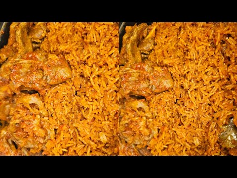 Mouthwatering Lamb Jollof Rice  #jollofrice