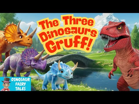 🦖 The Three Dinosaurs Gruff - A Three Billy Goats Gruff Fairy Tale for Kids