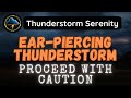 ️Extreme Thunderstorm Sounds For Sleeping Intense Thunder Rain And Nature Ambiance