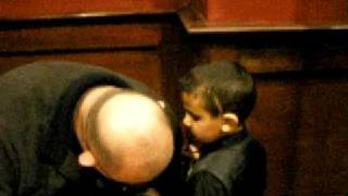 Anthony singing for Ronan Tynan