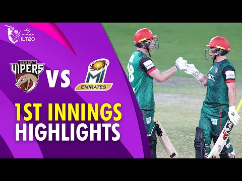 1st Innings Highlights | Desert Vipers vs MI Emirates | Final | DP World ILT20 2025-26 | M3Y1K