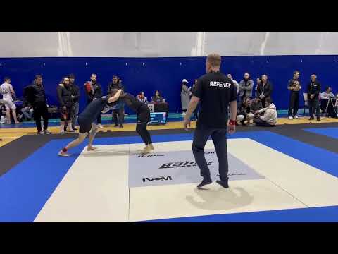 Serhii Huchok&Ilia PopovMen's NO GI  White  Amateur  69KG AJP TOUR ODESA INTERNATIONAL JIU JITSU CHA