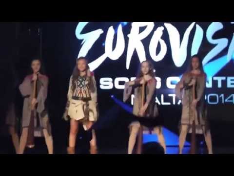 JESC 2014 - Nadezhda Misyakova - Sokal (live Jury final) and beginning of show