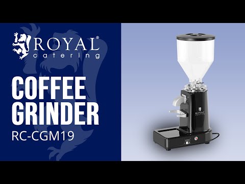 vídeo - Molinillo de café - 200 W - plástico - negro