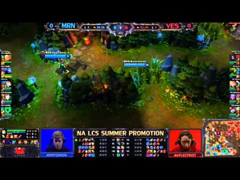 Team MRN  vs Velocity eSports Game 1 LCS NA Summer Promotion Matches Finals