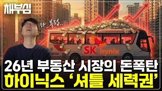 26년 주택 시장 핵심, 하이닉스 '셔틀버스 세력권'으로 시작