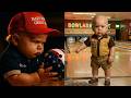 Baby Trump Takes Baby Biden Bowling With Him