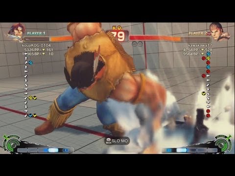 KoujiKOG (Hawk) vs Kawanishi (Ryu) - AE 2012 Matcs *1080p*