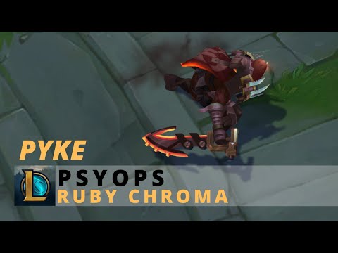 PsyOps Pyke Ruby Chroma - League Of Legends