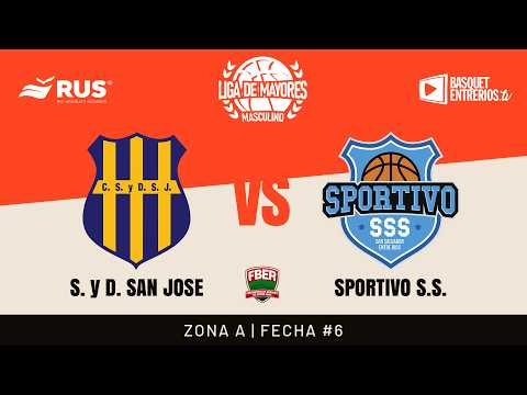 Liga Provincial Masculina de Mayores 2026 – 1° Fase | Zona A – Fecha 6: San José – Sportivo SS
