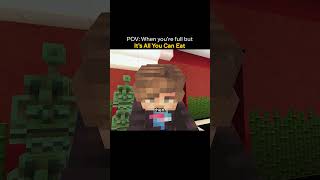 When you’re full but it’s all you can eat… #minecraft #nathandoan #brisket #minecraftshorts
